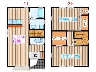 アヴァンセタウンＭ棟(上飯田)の物件間取画像